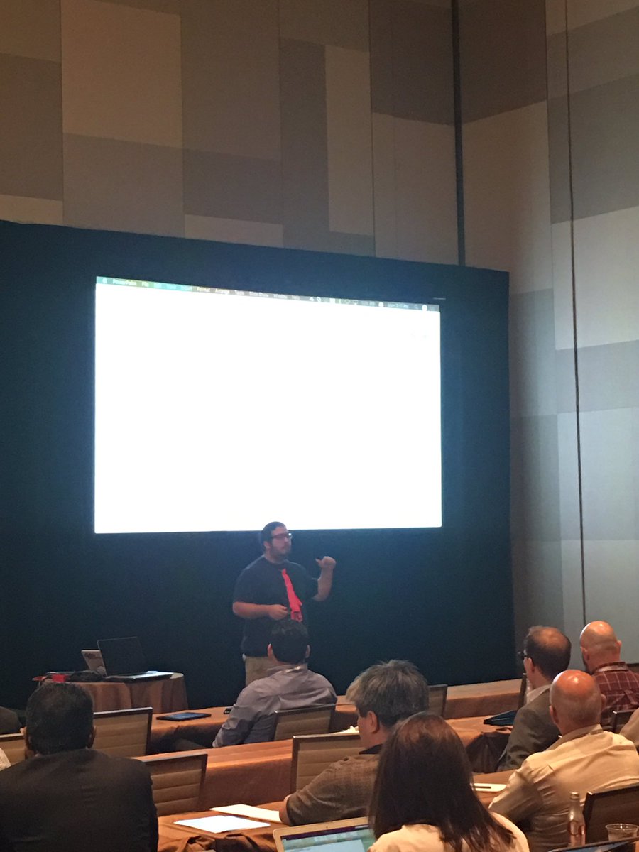 aboutsecurity's tweet photo. Marc (@Seifreed) & Carlos (@dfirence) on how to quickly discover threats in memory with automation & Python scripts #foundstone #focus16 https://t.co/gA4GQ9yTTo