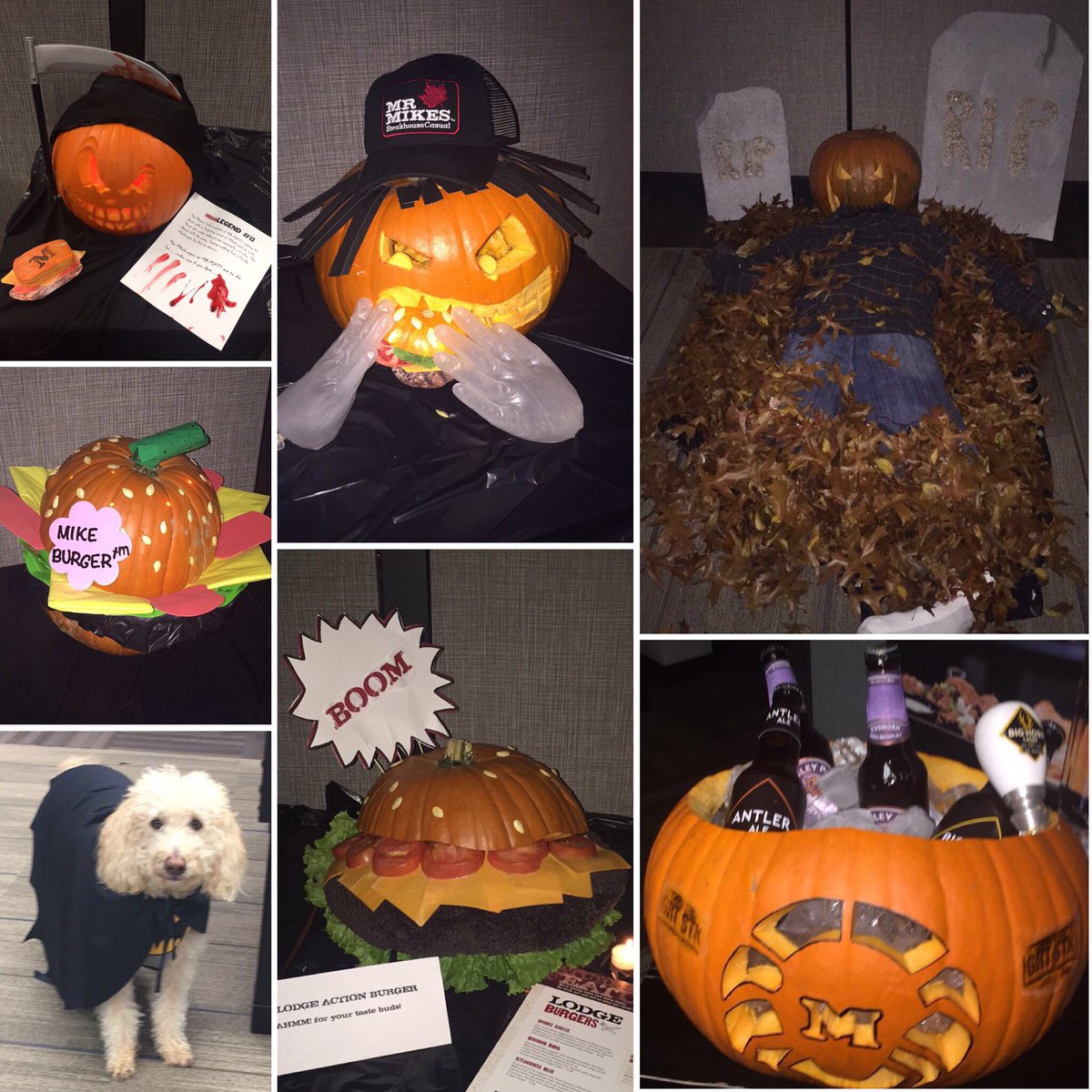 MrMfranchise's tweet photo. #HappyHalloween from the #RAMMP family. After hours of creativity and fun, which pumpkin do you think wins the #pumpkincarvingcontest? https://t.co/vpJLN41y9a