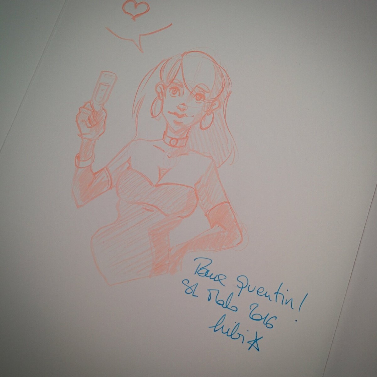 Hibi_'s tweet photo. #QDB2016 c'est fini! Merci à vous qui êtes venu nous voir! À bientôt ;) @Asso_Nekomix #hibi #dedicace #pinup #art https://t.co/Z3Gnfpys0h