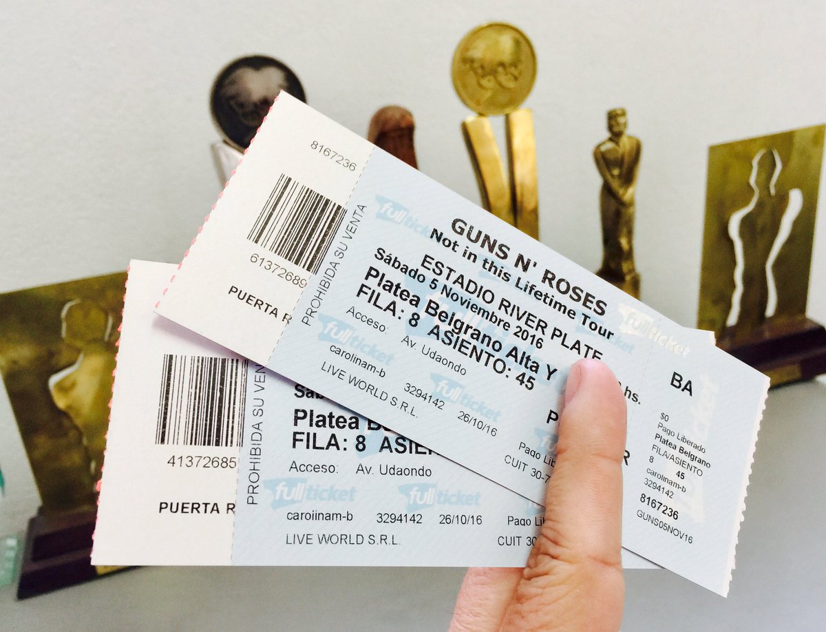 RestoDelMundo13's tweet photo. Ultimos minutos para participar! Queres ganar 2 entradas para @gunsnroses en River? Seguinos y hace RT #GunsNRosesRDM https://t.co/nlTVPz7lJr