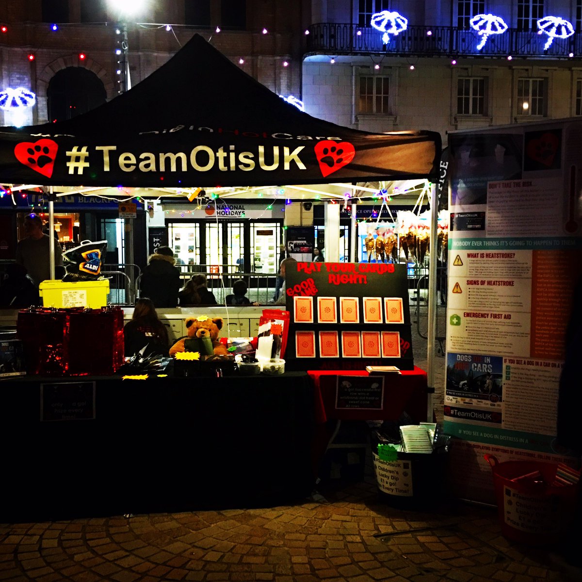 TeamOtisUK's tweet photo. A few photos from the fabulous @LumiDogs  event in #Blackpool last night! Celebrating all things 🐶 and ❤️💛💚💜💙❤️💛💚💜💙💚💜💙❤️💚💜!! https://t.co/7AX66P66P6