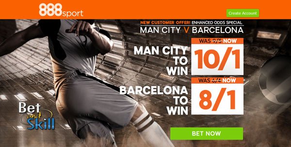 Champions League price boosts at 888sport