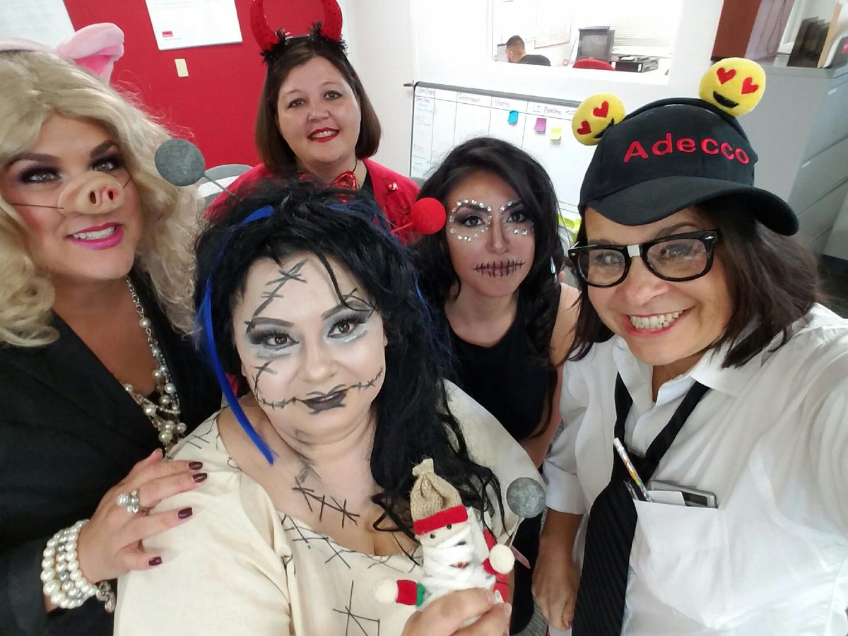 ShireeMcCarty's tweet photo. Adecco Stockton Celebrating Halloween!! #lovewhatyoudo https://t.co/PGnWeNGjWR