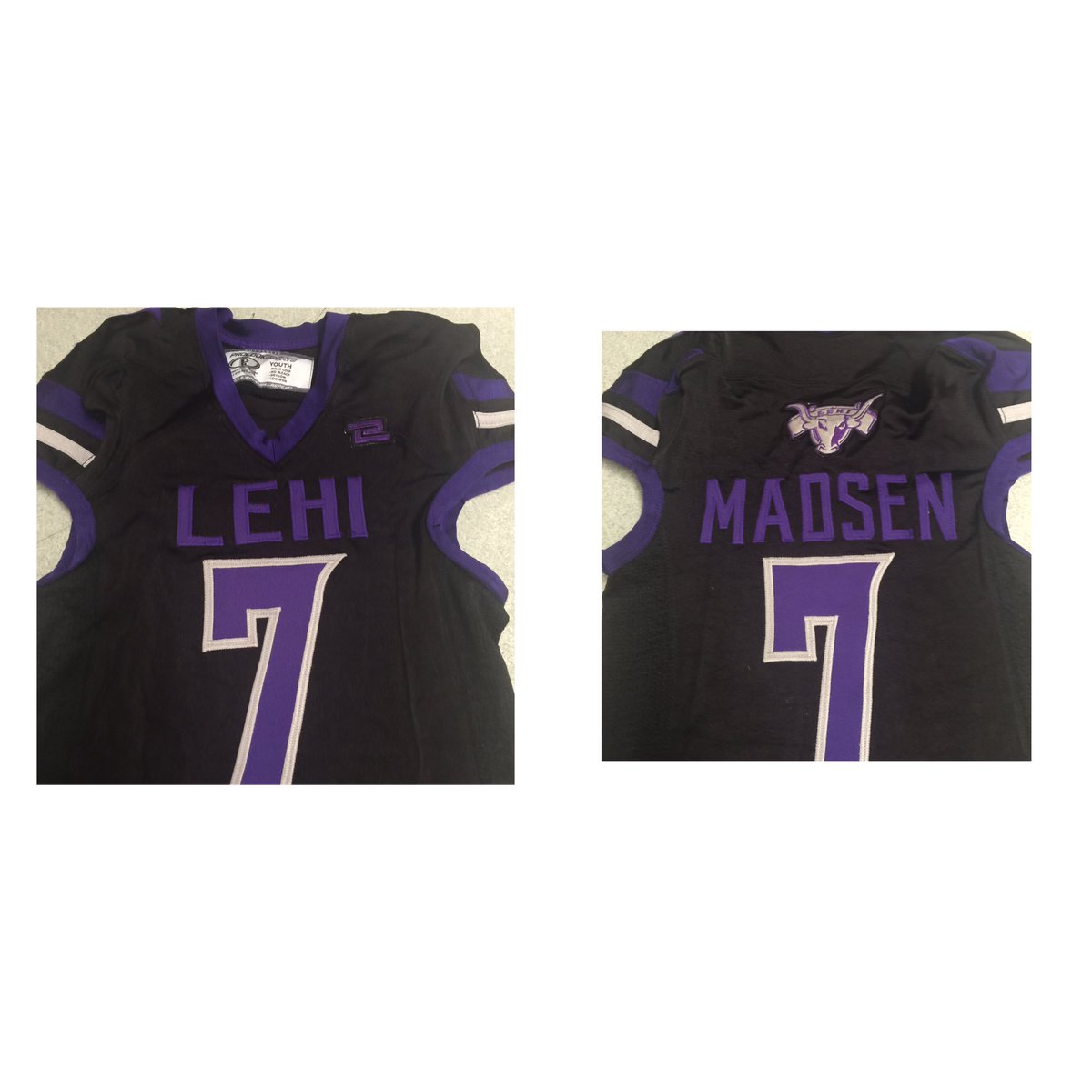 carrieljc's tweet photo. Huge shoutout to @CoachOverstreet  and @ProLookSports for the best jerseys ever for our 8th grade Lehi team! We love them so much! 💜💜💜💜 https://t.co/oo36f2YNNA