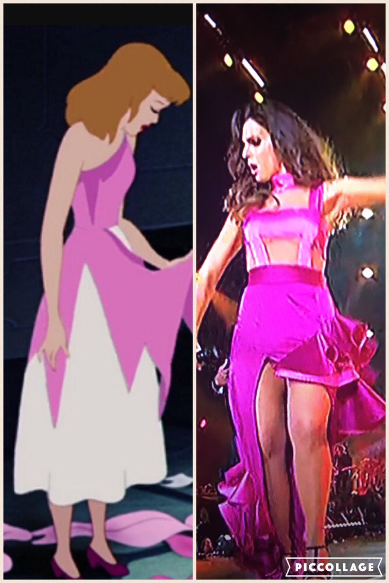 NatCortazar's tweet photo. Nuria Fergó homenajeando a Cenicienta en #OTConcierto https://t.co/xY4MiDv8Uy