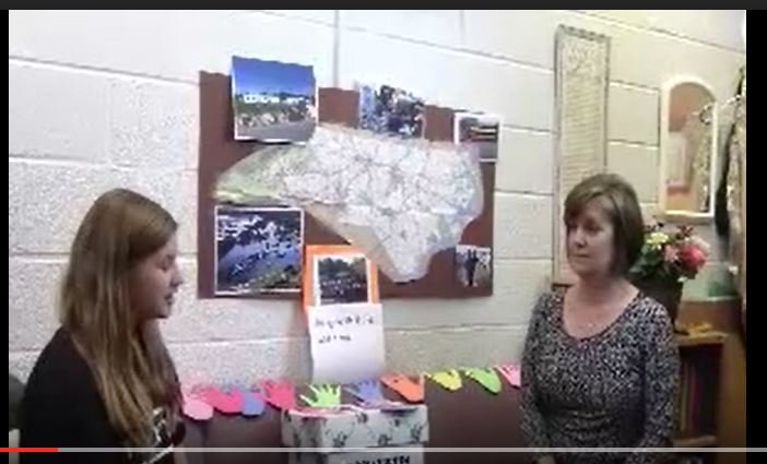 ReynoldsMiddle's tweet photo. ACRMS News Crew interviews Mrs. Garland.
https://t.co/vhZz134I6D 
#ACRMS #BCS @BuncombeSchools @ReynoldsMiddle https://t.co/2kJdJkiaCT