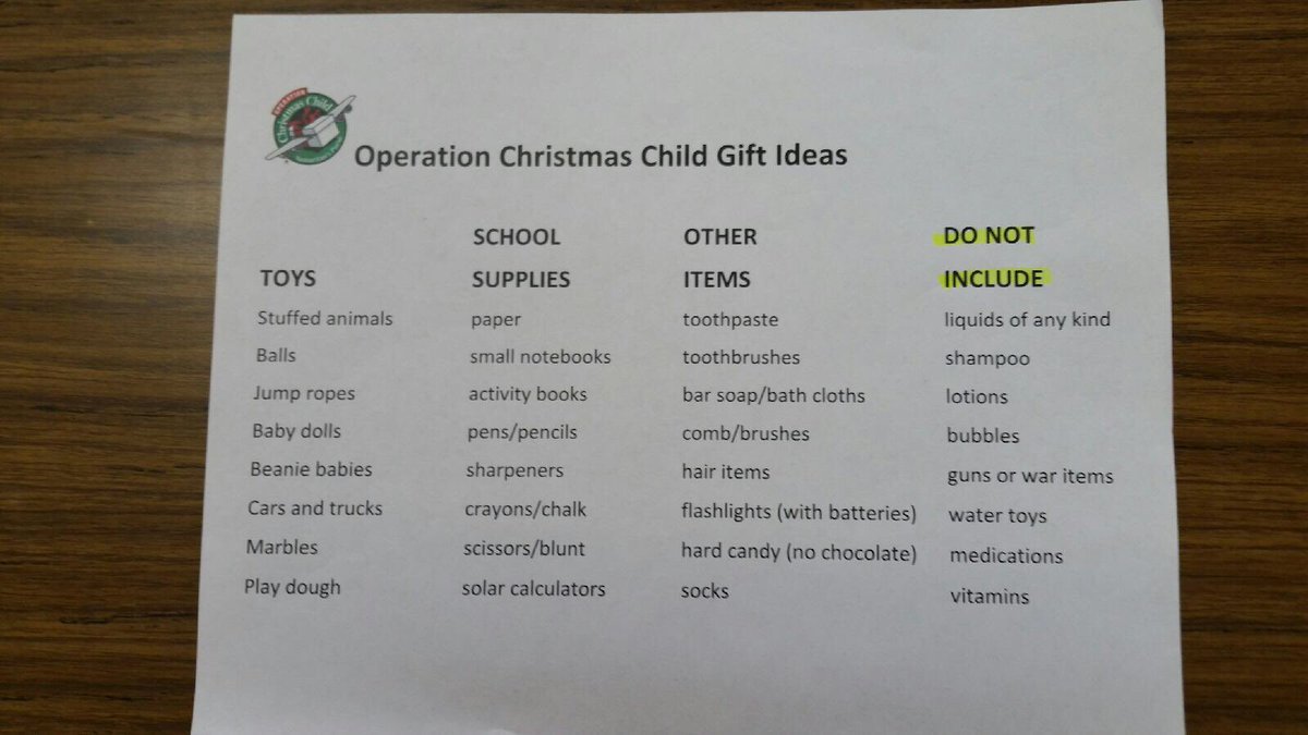 TheLHSStuCo's tweet photo. LHS please help our StuCo pack as many boxes as we can for Operation Christmas Child! The class with the most gets a treat, so don't forget! https://t.co/h7hnAZ1Vg2