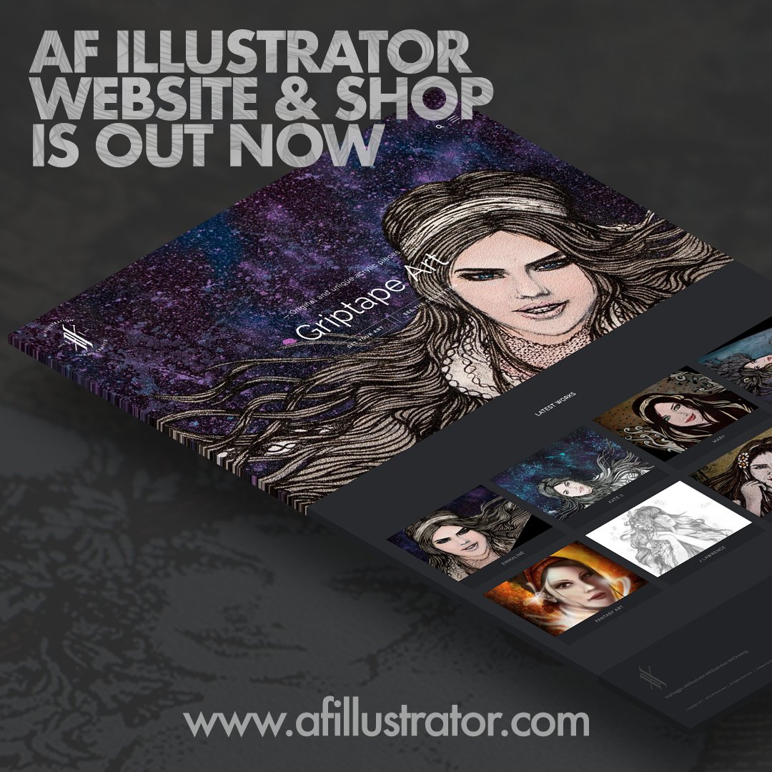 AFIllustrator's tweet photo. Website is Online!
Happy that I finally have it done.
https://t.co/a8uQCztjXj
#griptape #gripwars #griptapeart https://t.co/tmcYgBwNtQ