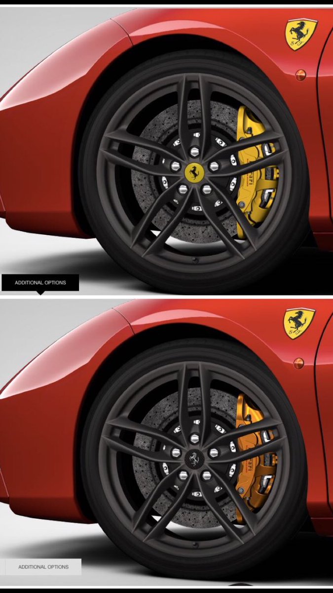 Ferrari Yellow Calipers automotive wallpaper