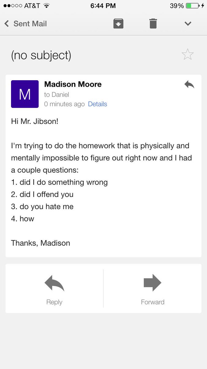 MadisonnnMoore's tweet photo. When the homework has nothing to do with what you've been learning in class https://t.co/lVvlypmzgH