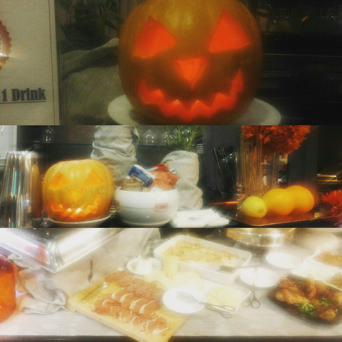 Hoteldomidea's tweet photo. #happy #happyhour #Halloween #pumpkin https://t.co/q7crywxbm6