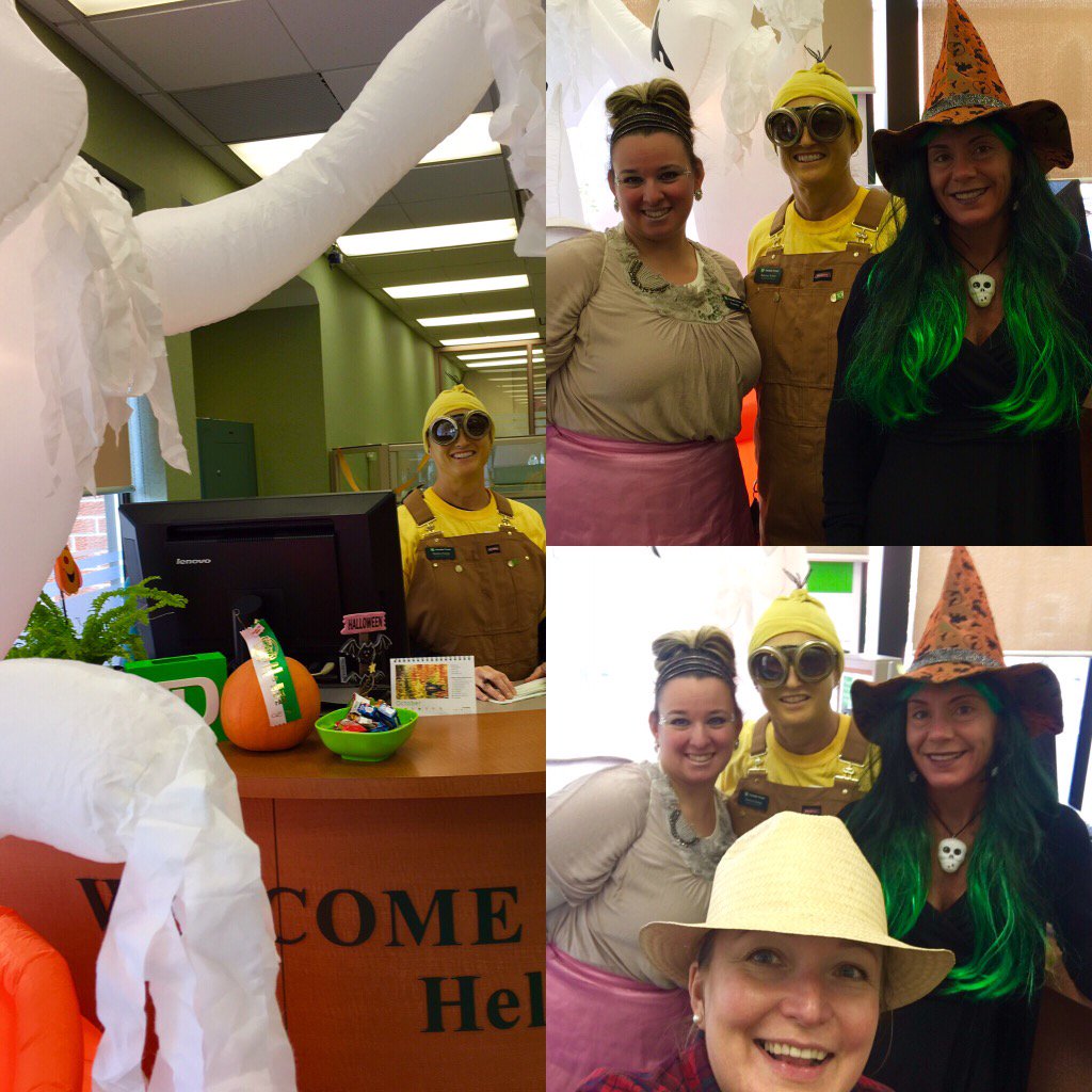 BeSinanios_TD's tweet photo. #TDErin #connectionFun @TaraClarke_TD @BeSinanios_TD Minions. Witches. Fairies and more. Happy Halloween. https://t.co/tJlyhv9Rob