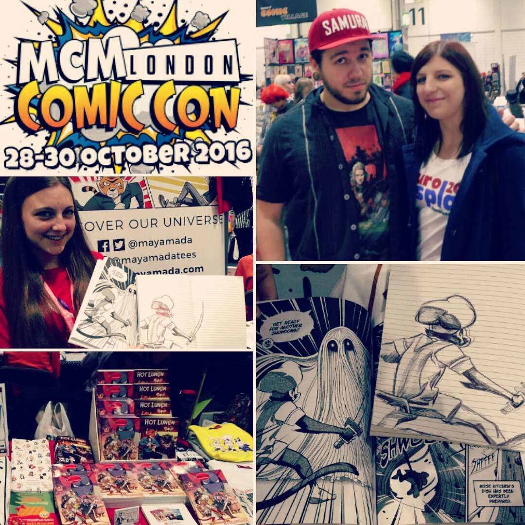 mayamada's tweet image. Had a great time at @MCMComicCon! Met new fans, a future Samurai Chef artist and caught up with #amazing people. Bring on 2017!