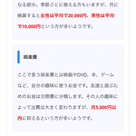 娯楽費の月平均にびっくりｗ女性が２００００円で男性が５０００円？w