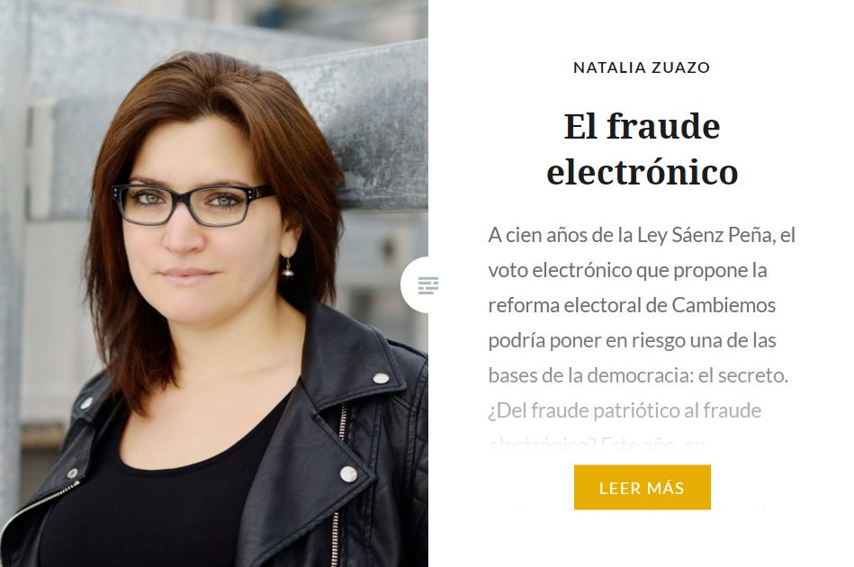_independencias's tweet photo. ¿Del fraude patriótico al fraude electrónico? @nataliazuazo y una reflexión vital sobre la democracia argentina https://t.co/anHNbCw4aC https://t.co/KHGA5IcmYt