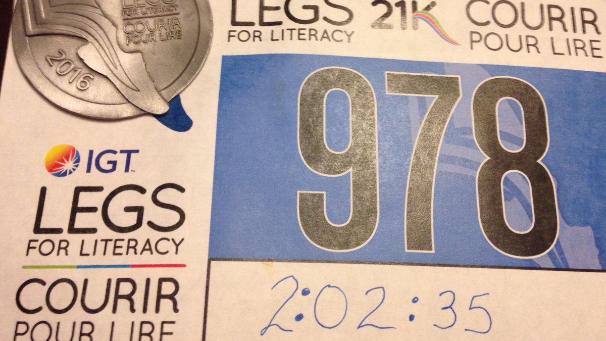 Half Marathon Oct 23,2016 had a great run. Moncton, NB