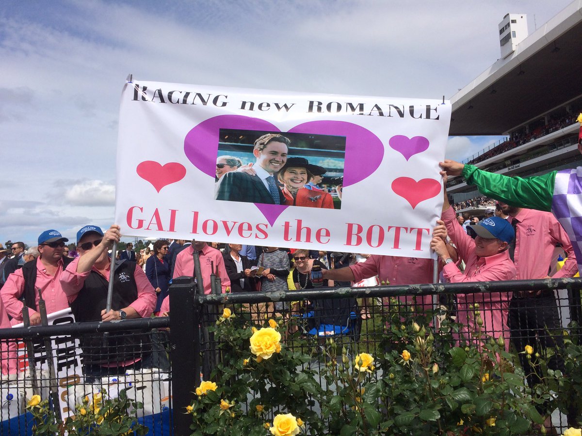 GaiWaterhouse1's tweet image. I love this 😂 Racing's new romance &amp;amp; what a success it had been so far 👏🏼🐎 #InvincibleStar #Group3 #MelbCupDay @FlemingtonVRC