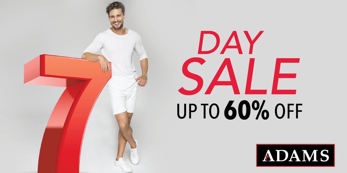 AdamsStorePTY's tweet image. Continúa la semana de ofertas en Tiendas Adams. 60% menos en mercancía seleccionada. Oferta válida hasta el 2 de noviembre de 2016.