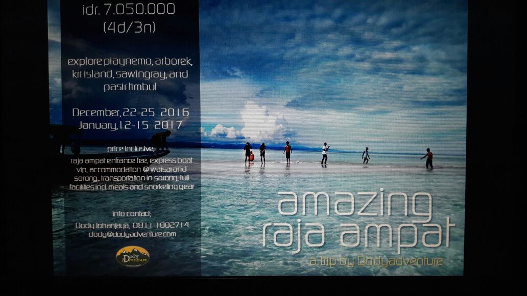 dodyjepe's tweet photo. Yuuuks maen aer di Raja Ampat. https://t.co/ID0GviESpy