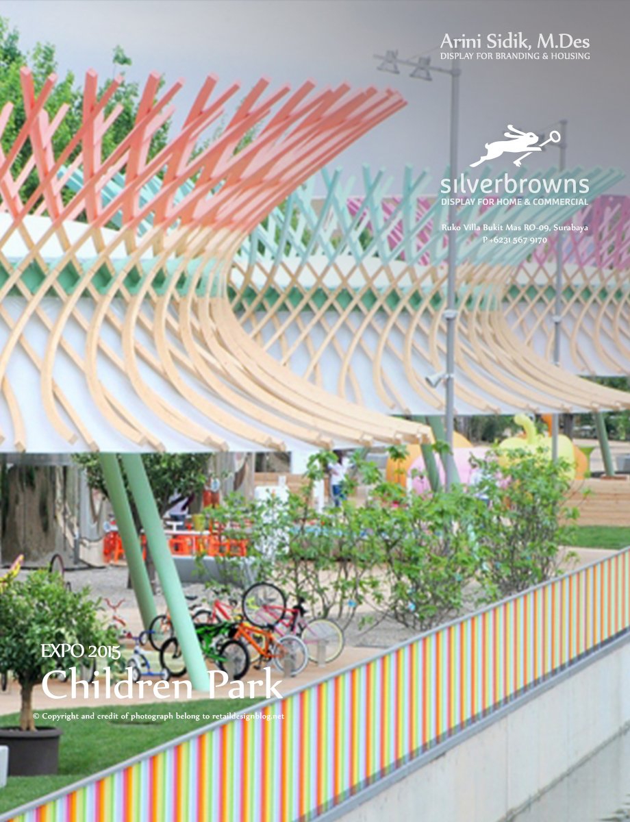 The Combination of lines &amp; colors in wooden lattice creating a playful learning for children
bit.ly/1UmaZlY