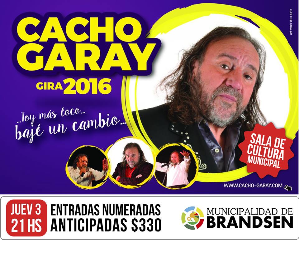 Este Jueves en Cultura - Ultimas entradas en venta !! #culturabrandsen