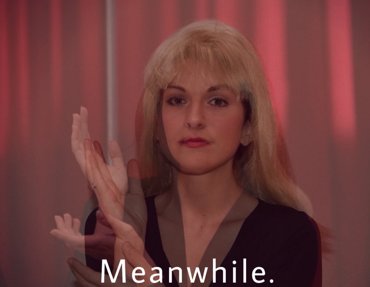 klaratava's tweet photo. #SpecialAgentCooper and #LauraPalmer's ghost for #Halloween.🎃🎃👻👻 #theredroom#theblacklodge #twinpeaks #HappyHalloween https://t.co/9eMrw44Fez