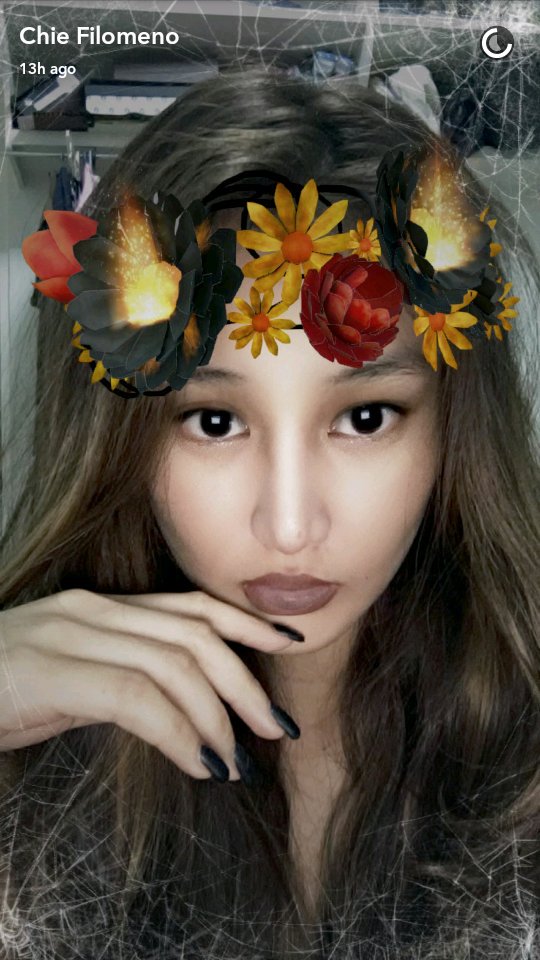 CHIENNAticsOFC's tweet image. Happy Halloween from this beautiful lady! @ChieFilomeno 😍💓
#SnapUpdate