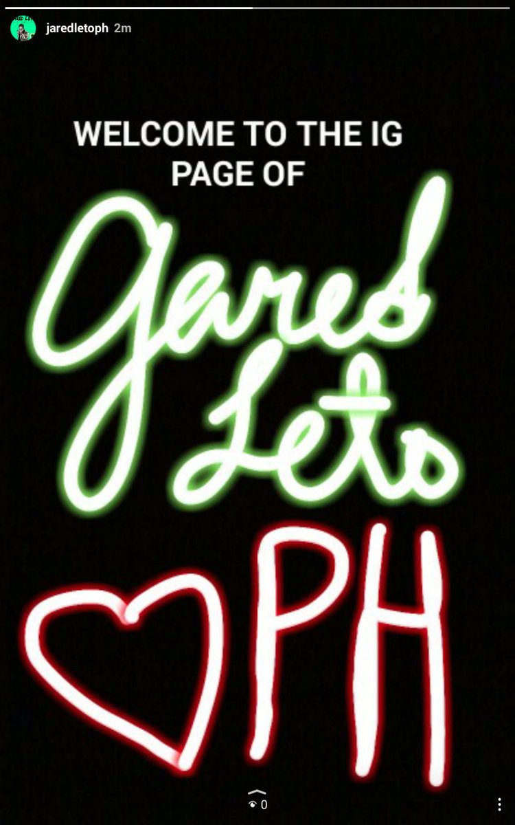 JaredLetoPH's tweet photo. Our first IG STORY! haha! https://t.co/SFpRxfkxt9