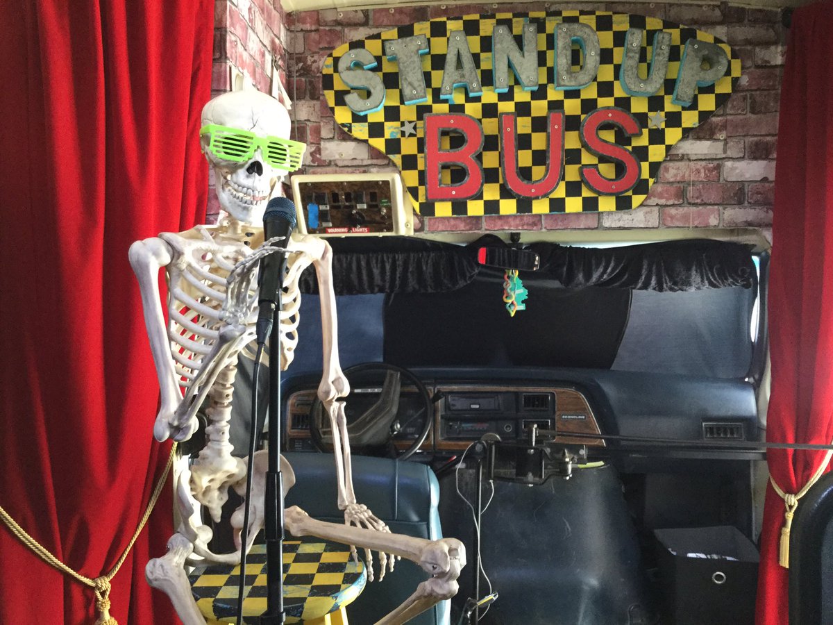 StandUpBus's tweet image. Hope your Halloween is spooky. #standupbus