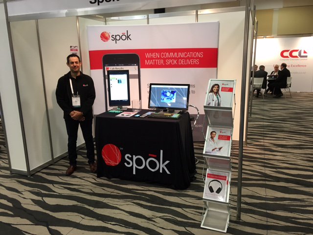 spok_APAC's tweet photo. Come and chat to us about mobility in #healthcare at #HiNZ2016 for your chance to win some amazing wireless headphones! https://t.co/S9R4k9fK2Z