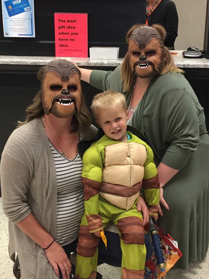 SheyDill's tweet photo. Happy Halloween!!!! Love these little goons! #ninjaturtle #happyskeleton #pjmasks 🎃💀👻 https://t.co/n4hgXPQnfc
