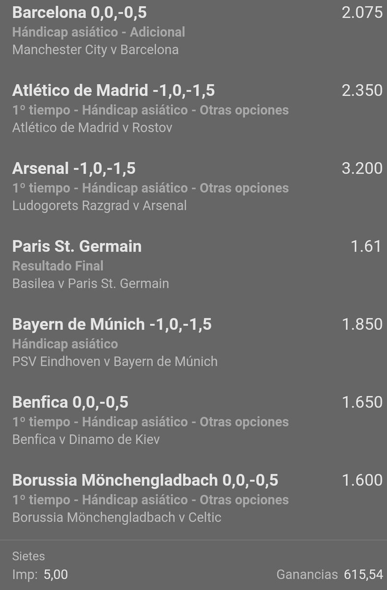 FreeFunBets's tweet image. Dejo esta preciosidad para mañana...