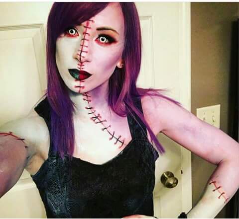 WeLoveSkilletM's tweet photo. Happy October 31st 
(Inspired by the history of frankenstein) 
Jen's instagram 
#JenLedger
#JenKenstein https://t.co/r5685jsLUk