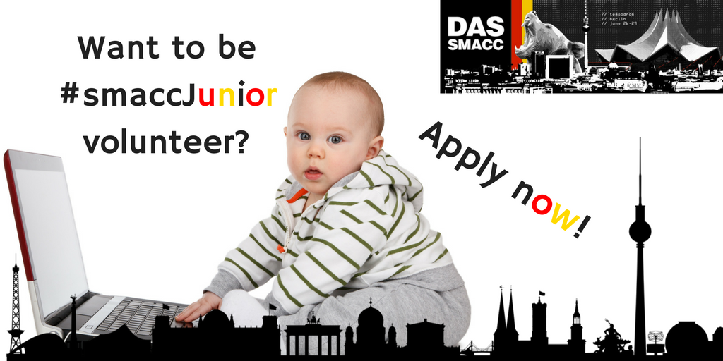codastudents's tweet photo. Want to join us with the #smaccjunior team at #DasSMACC? Time to send us your best application now: https://t.co/MGBzUFeRoD. Please RT. https://t.co/KfgiSHhVqu
