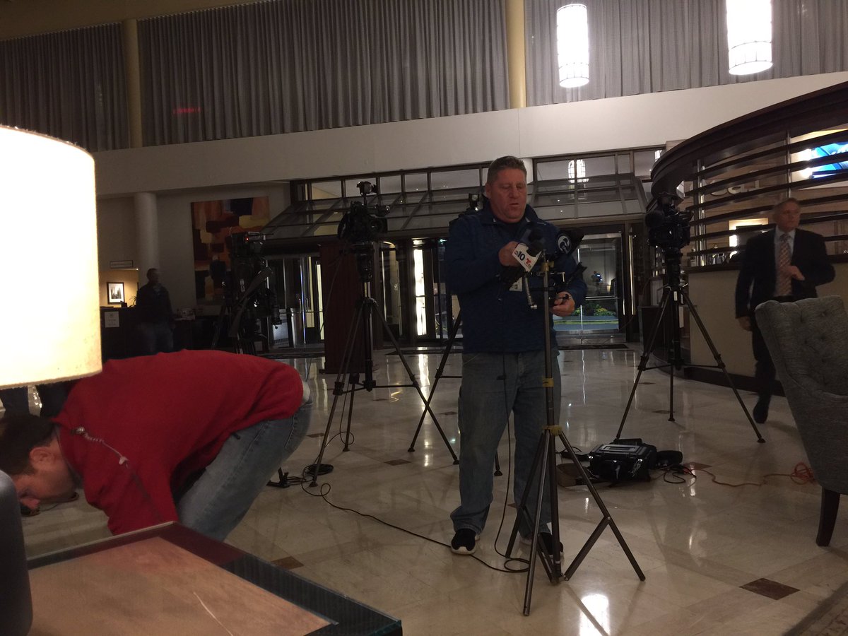 KeithJones's tweet photo. Prep for TWU #Local234 news conference at 12:05 about #septastrike. All indications point to #strike. Check @NBCPhiladelphia for live feed. https://t.co/Y42ue2g6Ke