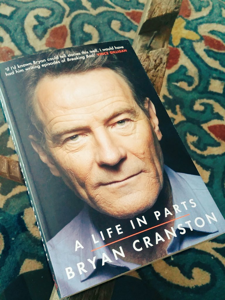 Commencing some #inspirational reading with <a href="/BryanCranston/">Bryan Cranston</a>!