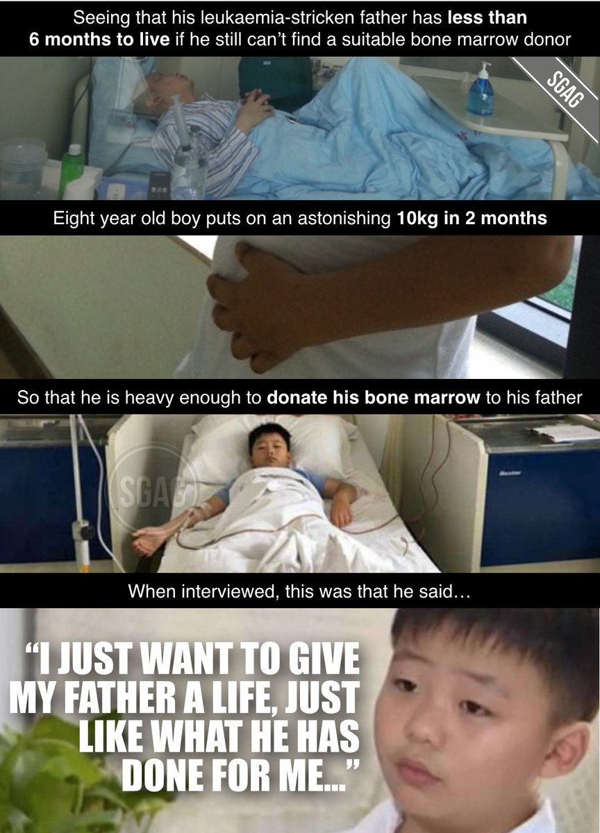 Salute to this super brave and filial boy!!! 👍👍