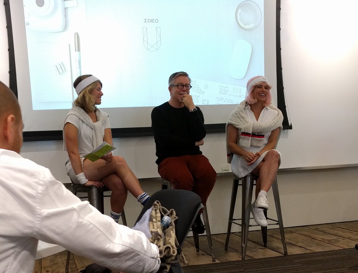 Very inspiring talk with <a href="/tceb62/">Tim Brown</a> and <a href="/suzhoward/">Suzanne Gibbs Howard</a> today at <a href="/ideo/">IDEO</a>