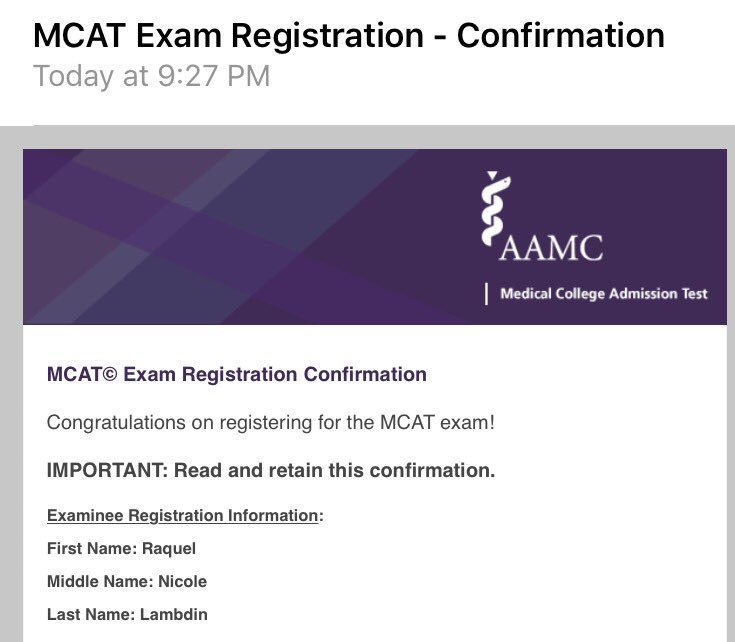 It's official 😳 #mcat2017