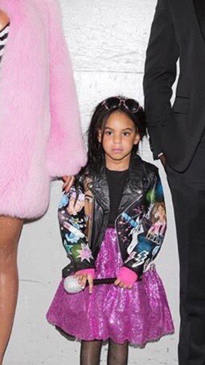 the__prototype's tweet photo. Blue: Mommy do I get a box and bathing suit too?
Bey: No, you're a kid
Blue: But Halloween is for ki-
Bey: So are whoopings https://t.co/AOB8wTQ2Os