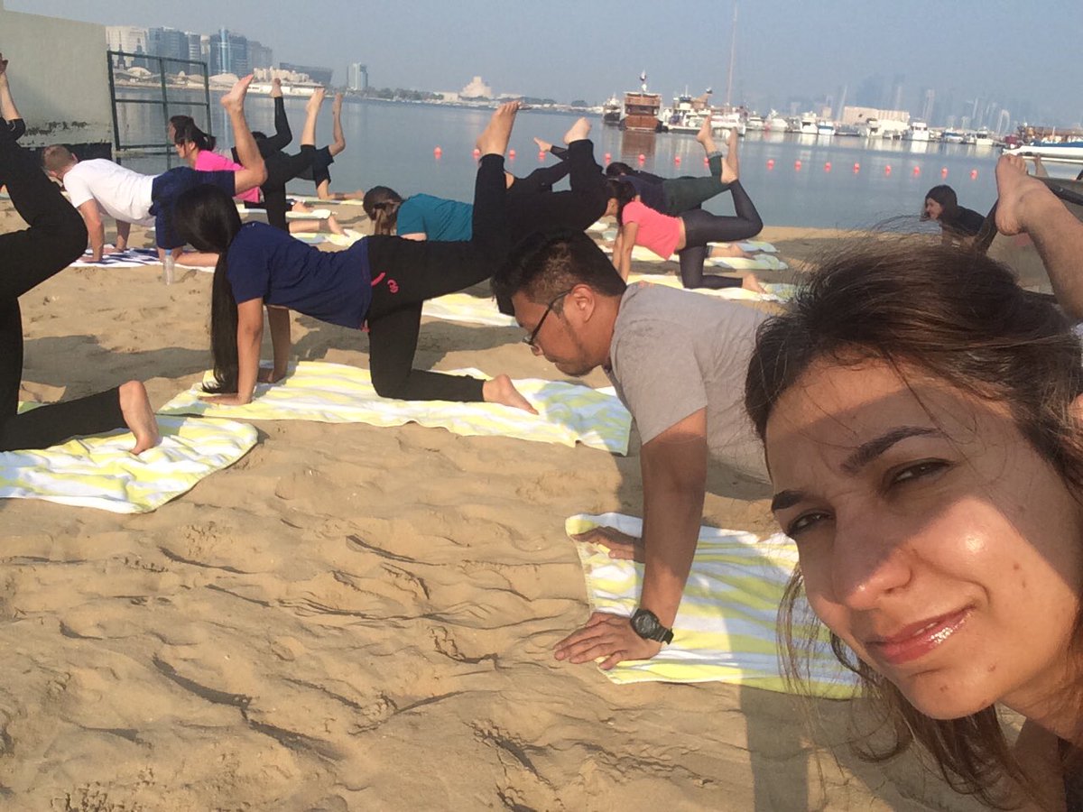 RabiaDany's tweet photo. @ARCADIS_GS what a better way to start Day2 than YOGA!!! #ArcadisGS #fitforqatar @ArcadisinME https://t.co/icCFVBO6AR