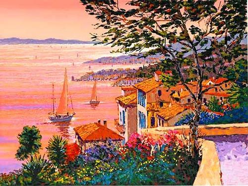 _ahsanR's tweet photo. Kerry Hallam   'Twilight Rendezvous'  #landscape #painting https://t.co/HiCM6L9BuI