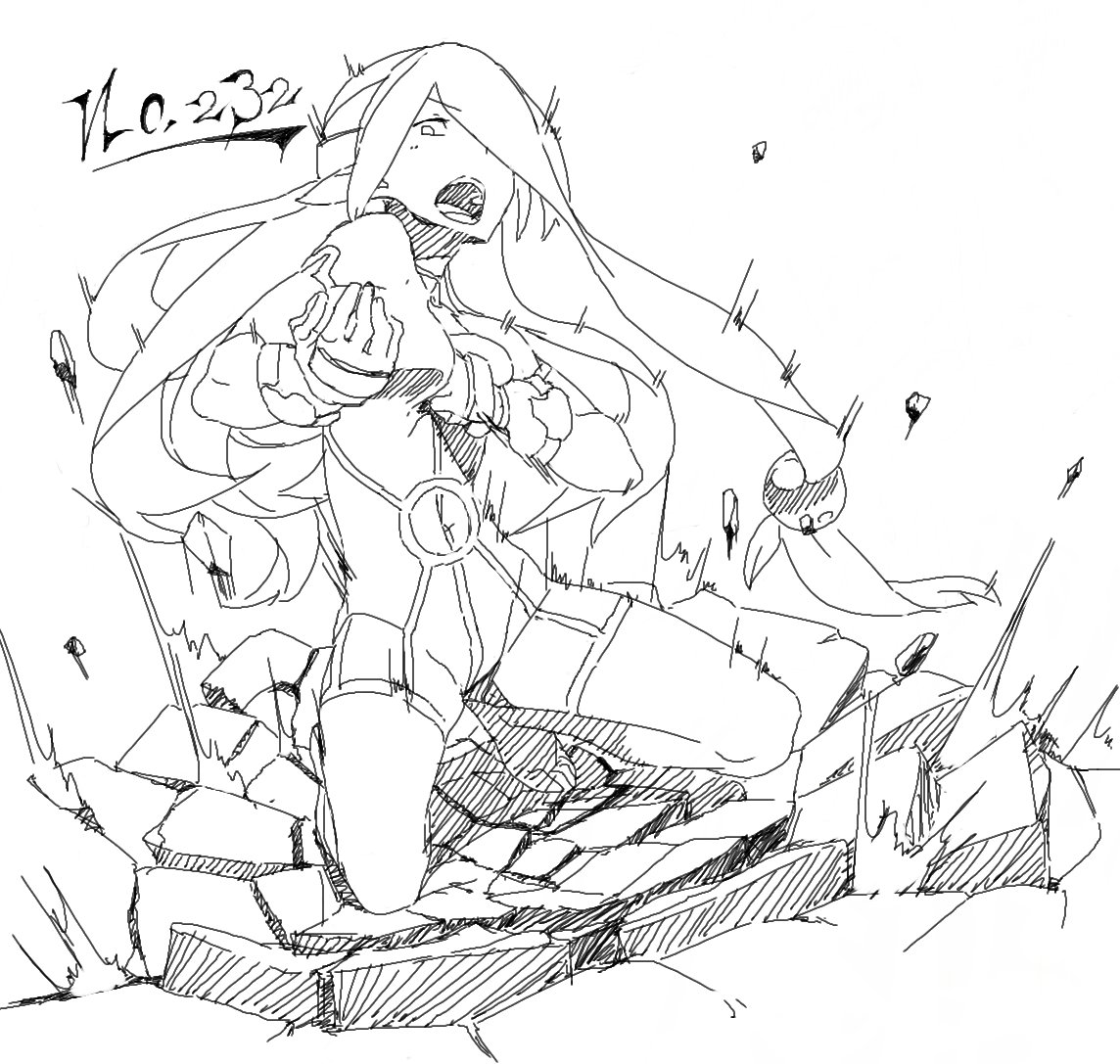 ω・`ア 昔描いた擬人化ドンファンのリメイクみたいな 