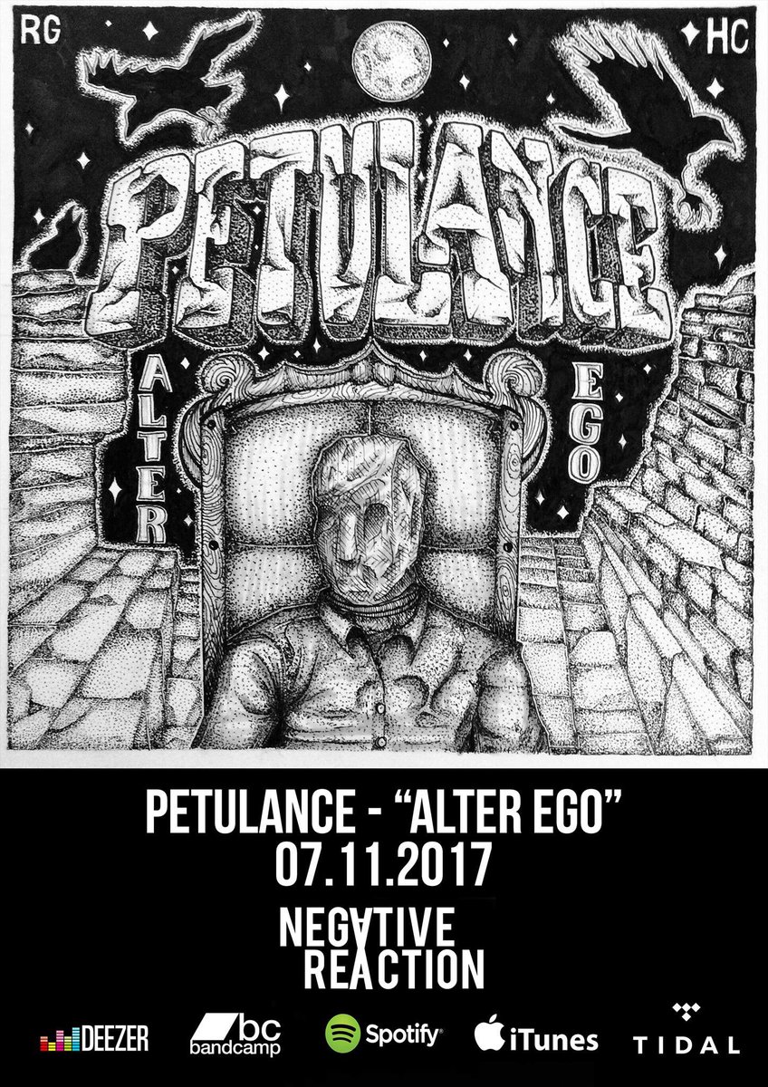 petulancehc's tweet image. Excited to announce our next release will be with @NegativReaction !
7.11.2016 (not 2017)
⛽️
ALTER EGO
RGHC
PETULANCE