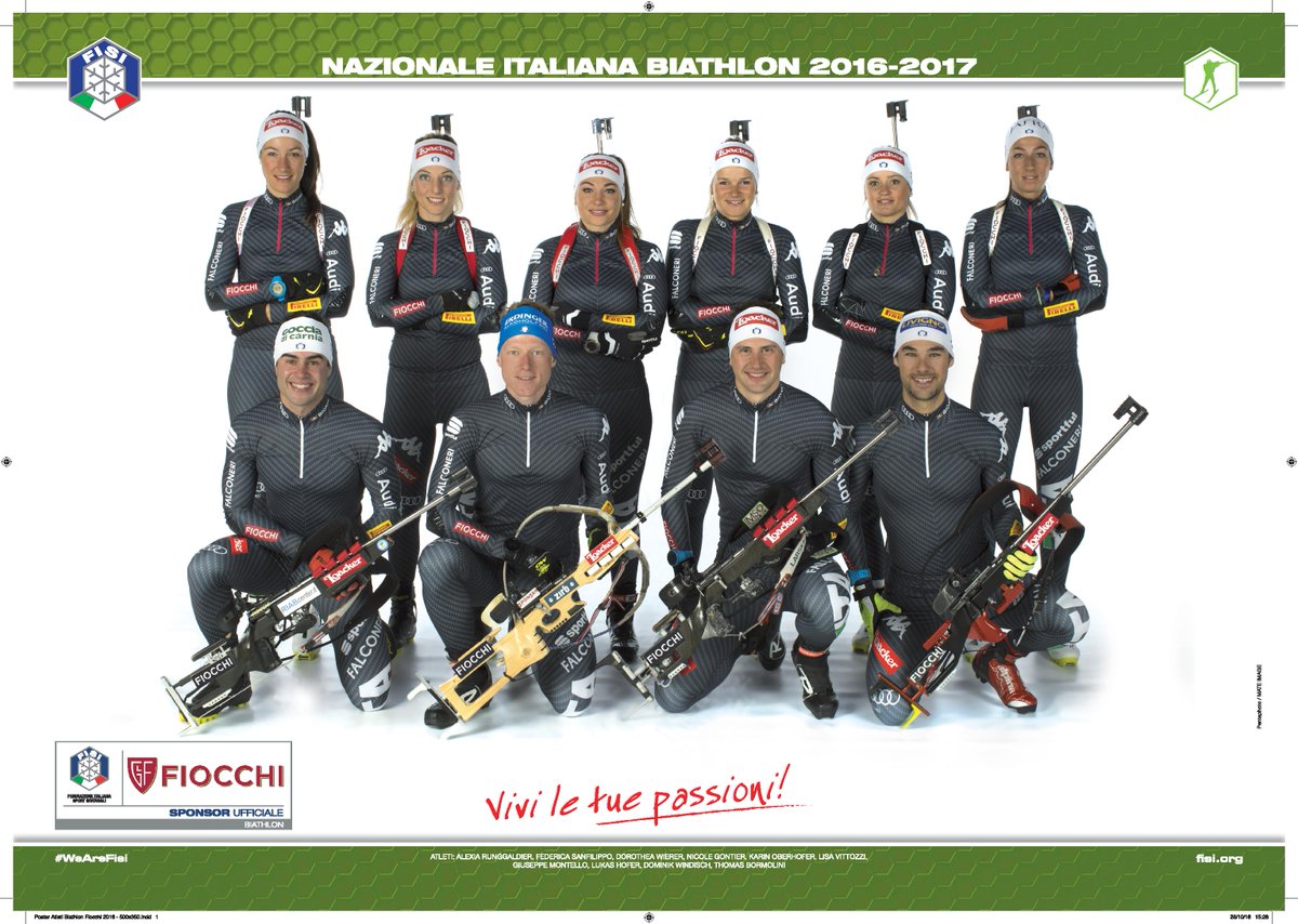 In bocca al lupo a TUTTA la NAZIONALE ITALIANA di #Biathlon! Anche quest'anno #FIOCCHIMUNIZIONI è al VOSTRO fianco!