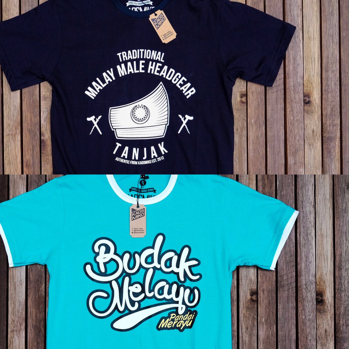 Stock terbaru udah masuk. Ikuti instagram kami <a href="/kaosmiko/">Kaos Dumai</a> untuk update katalog ya wak! #kaosmiko #dumai