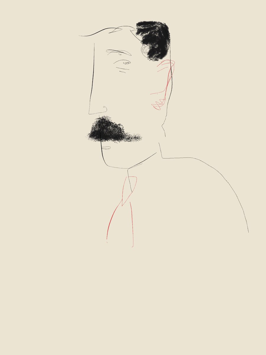 artistjohnny's tweet photo. Doodle face #ipadding #brushes #redux https://t.co/j18x8OXAbh