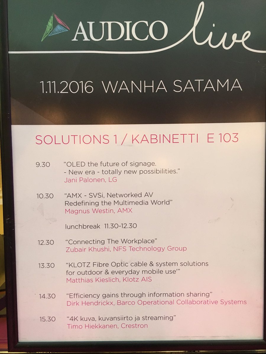 ZubairK's tweet photo. @nfssoftware is all set at #audicolive.   Join me for my seminar at 1230 https://t.co/KCexj35M0q