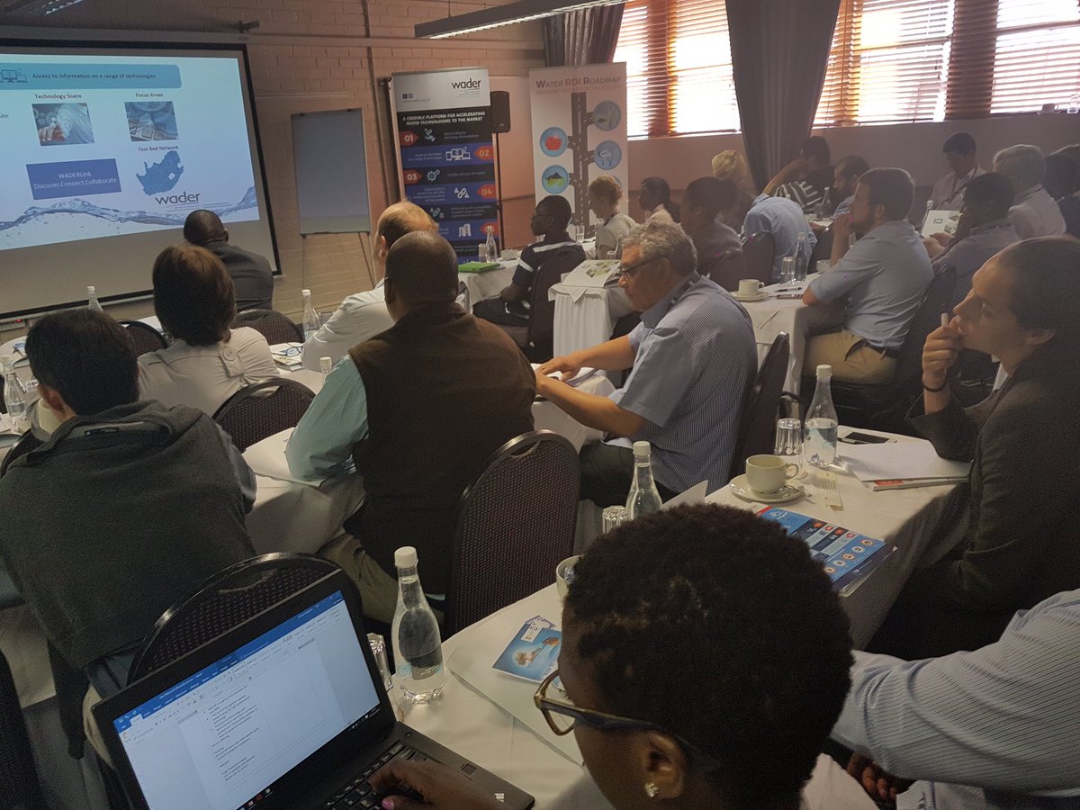 Great turn out at the #WaterRDI event <a href="/WaterResearchSA/">WRC</a> @dstgovza