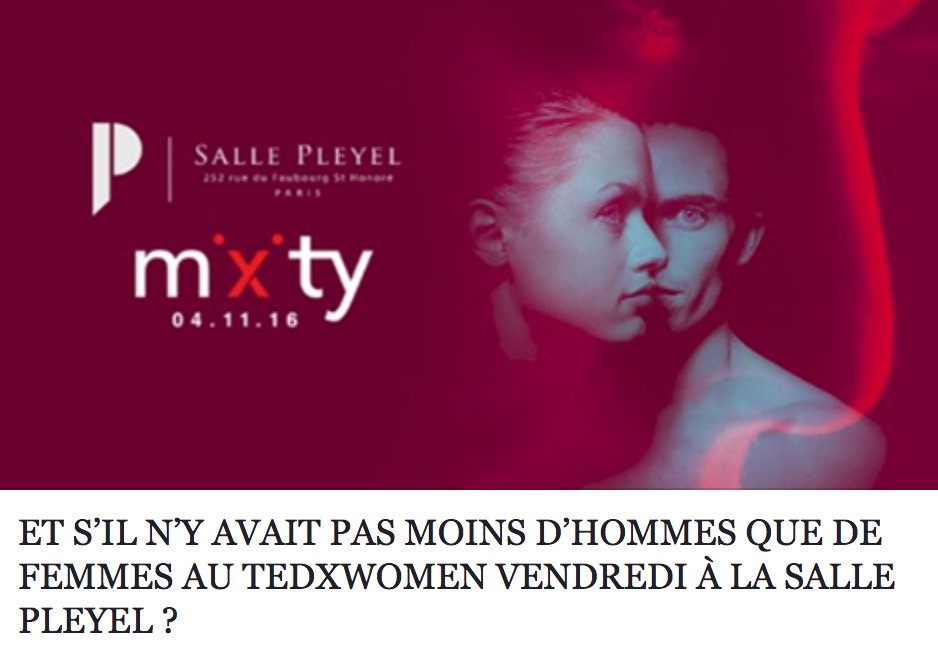 nicolasbordas's tweet photo. Pour réserver vos places au @TEDxCEWomen vendredi 20h à la @sallepleyel , c'est ici : https://t.co/pq9y34t97d Infos: https://t.co/v2JuKP1Rie https://t.co/k25VwwwMHA